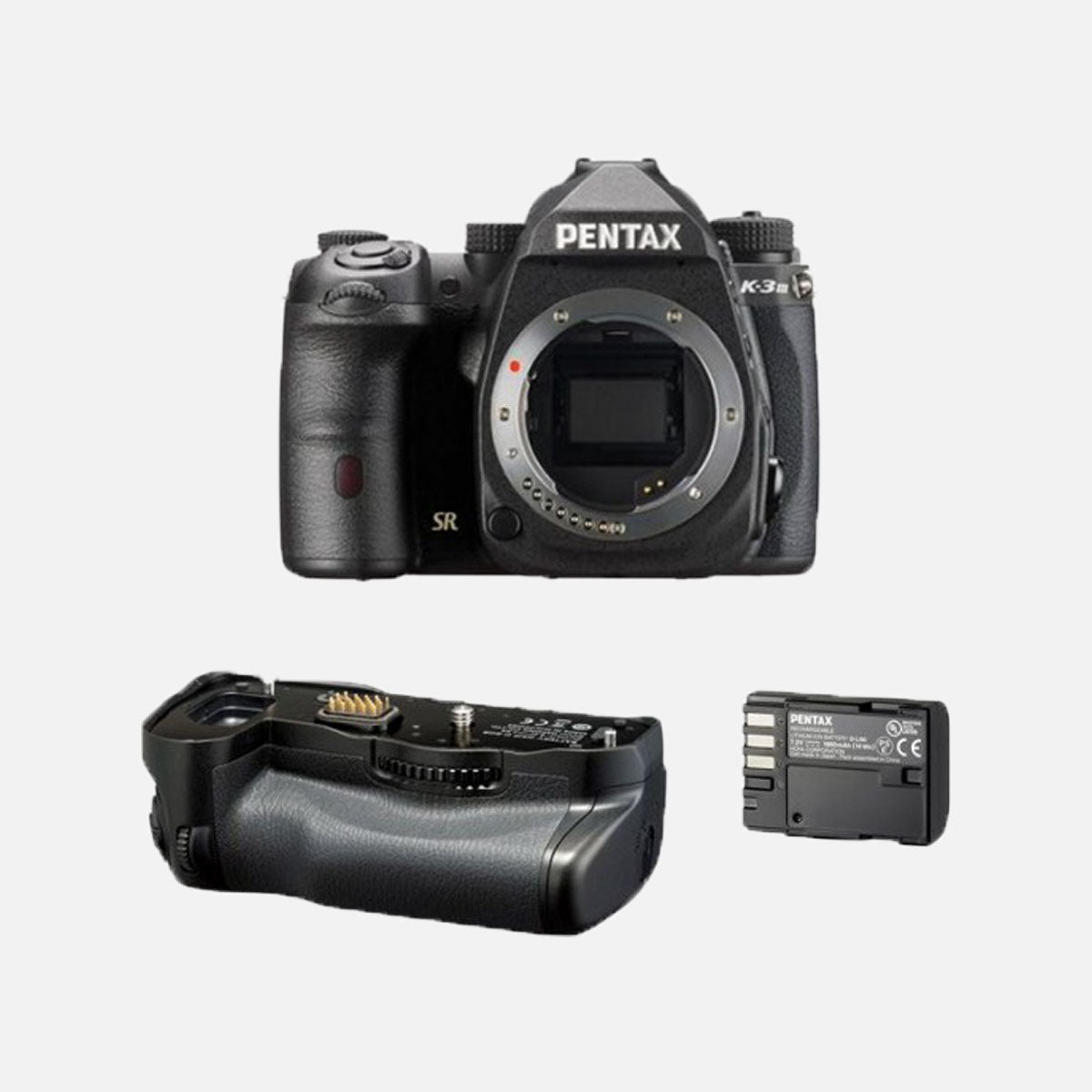 PENTAX K-3 III EUROPEAN Kit (black body D-GB8 D-LI190)