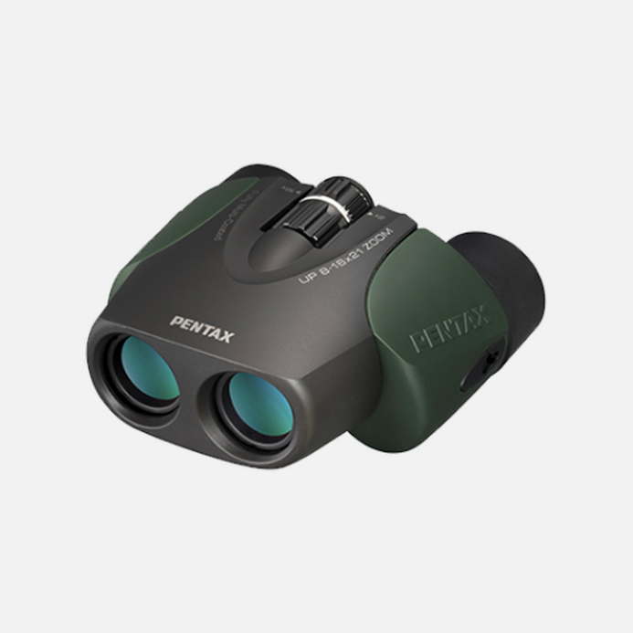 Jumelles Pentax UP 8-16×21 Marron – Zoom Variable, Compactes, Lentilles Asphériques